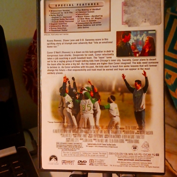 Keanu Reeves Hardball DVD new - Picture 2 of 4